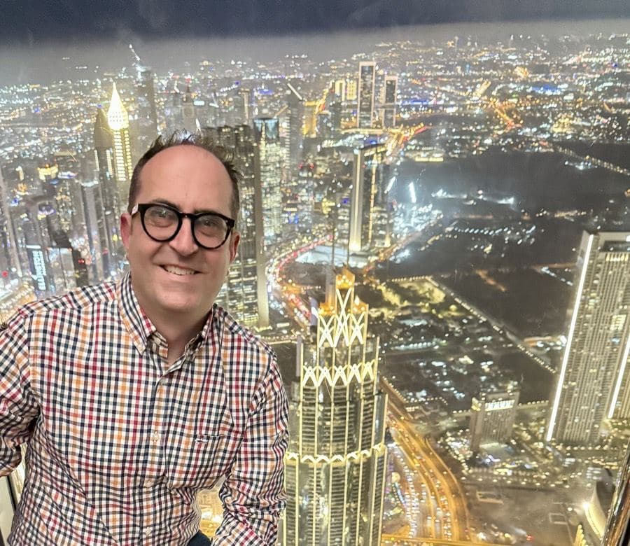 Marco, founder of PensionChart, in Dubai